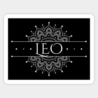 Leo Mandala Sticker